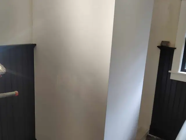 Finished walk-in shower enclosure with matte black plumbing in Estacada, OR — Devine Home Remodeling & Construction